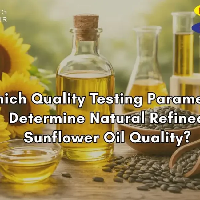 Natural Refined Sunflower Oil Quality Testing
